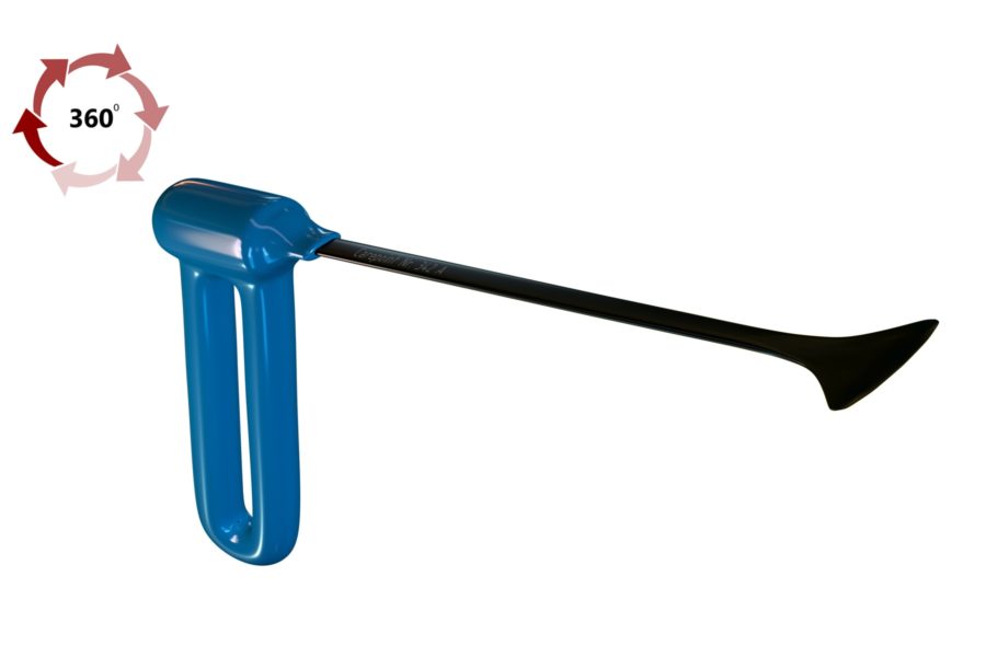 PDR Whale tail with adjustable handle Width-40mm/1,6", L-200mm/7,9" Carepoint 342A