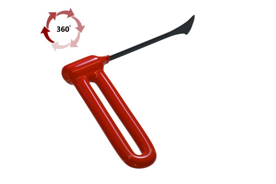 PDR Whale tail with adjustable handle Width-30mm/1,2", L-150mm/5,9" Carepoint 333A