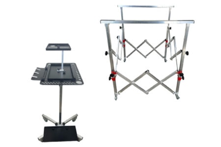 PDR HOOD STANDS + TOOL CARTS