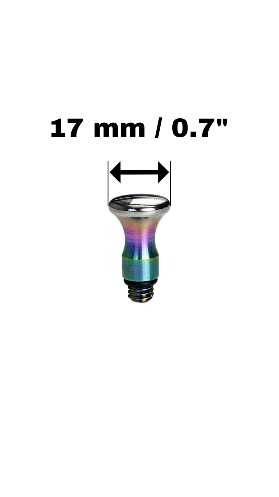 PDR Interchangeable titanium tip "SPHERE" 5/16" Carepoint 1505
