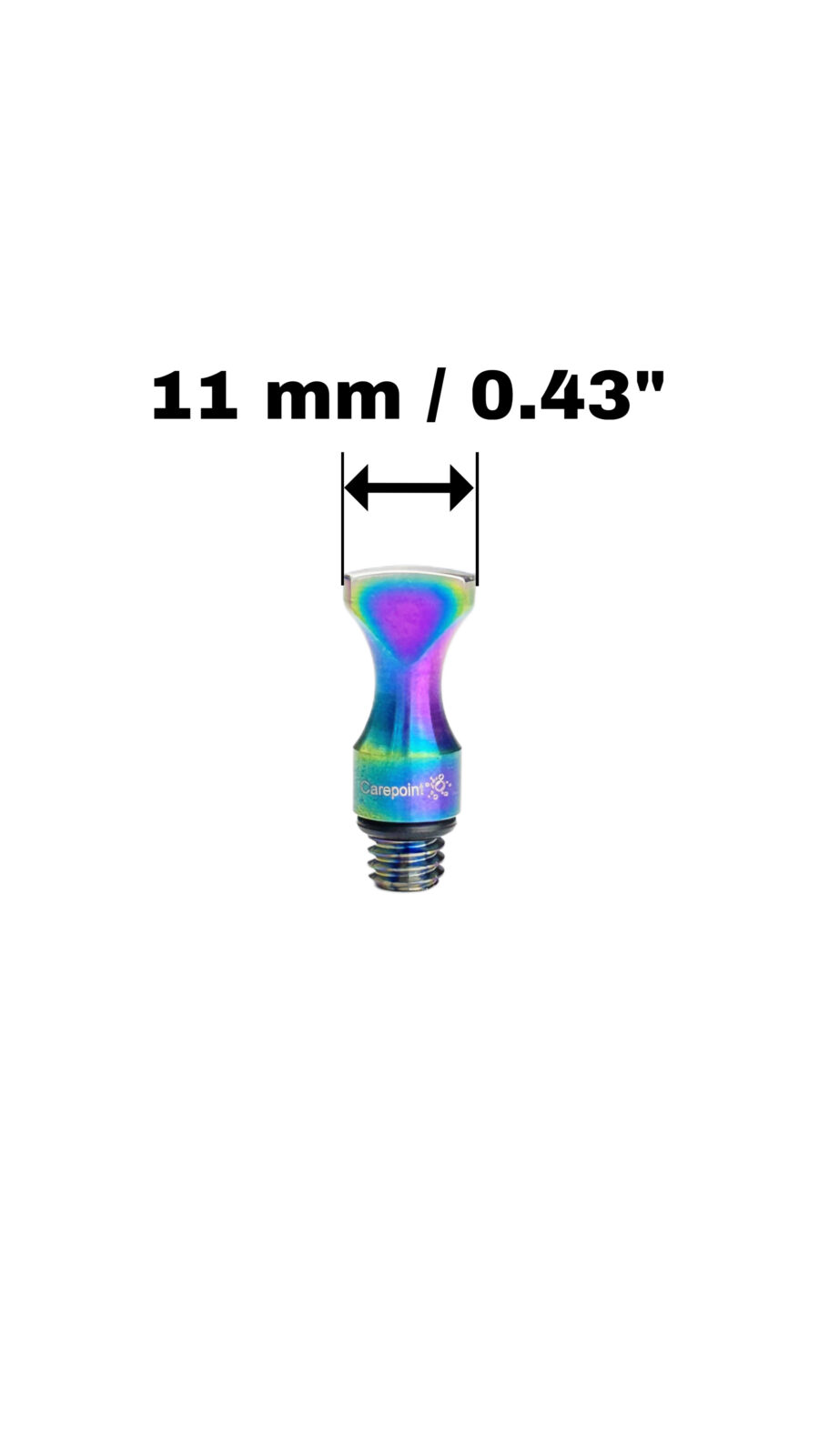 PDR Interchangeable titanium tip "SPHERE" 5/16" Carepoint 1506