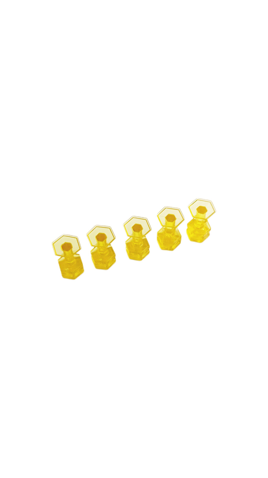 Keco Gold Hex Tabs 15 mm 5 pcs 1703