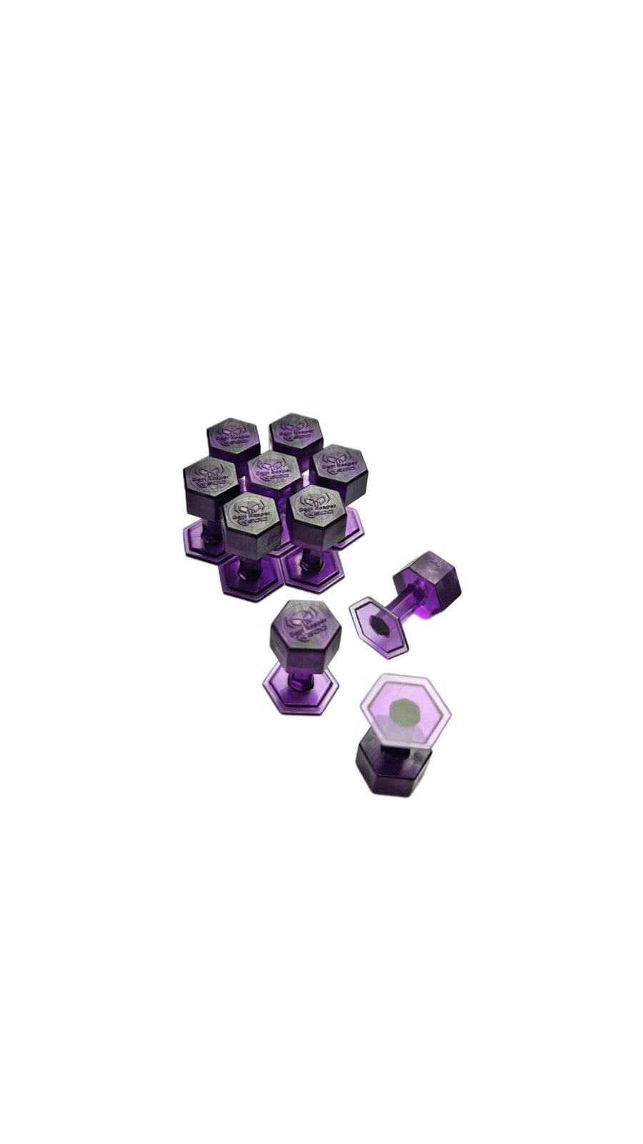 Keco Purple Hex Tabs 16mm 10 pcs 1706