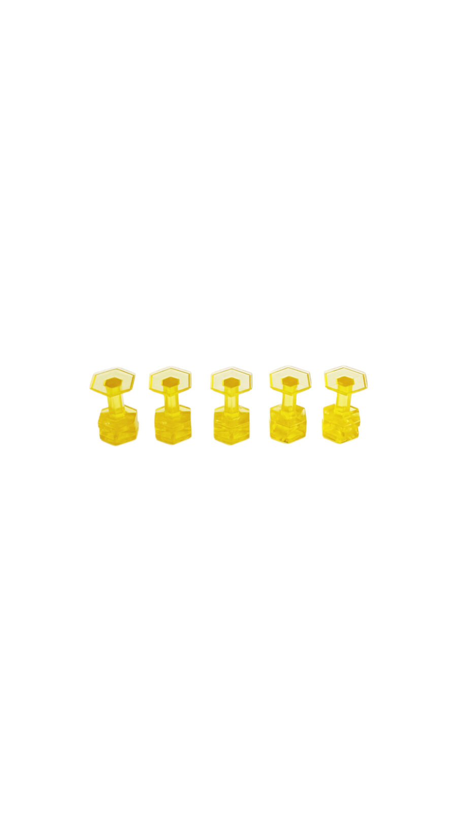 Keco Gold Hex Tabs 15 mm 5 pcs 1703