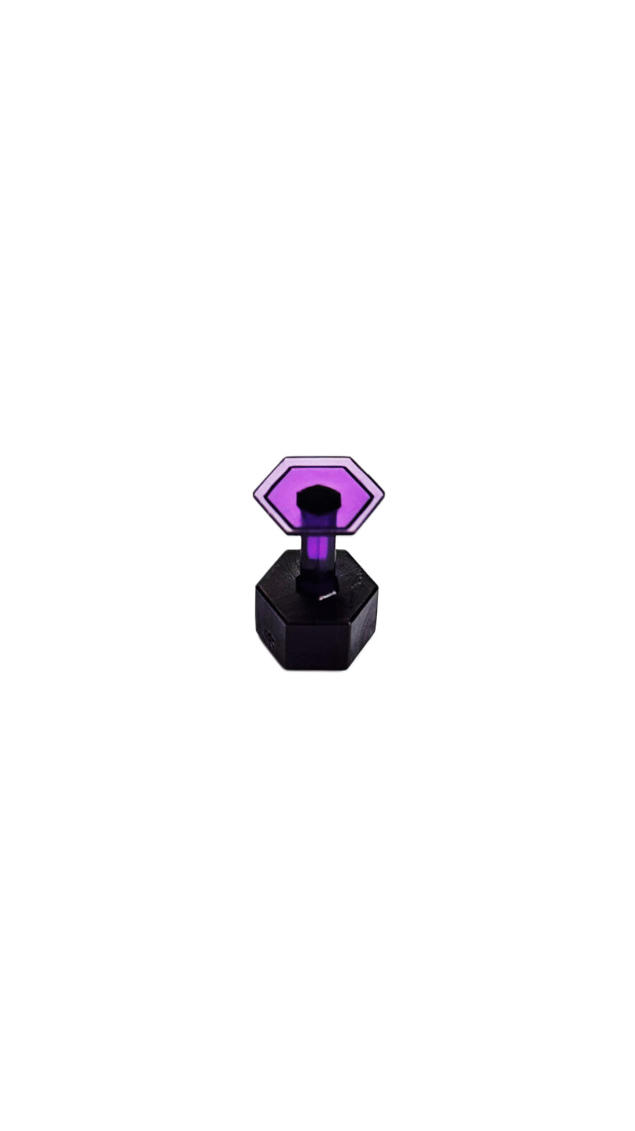 Keco Purple Hex Tabs 14mm 10 pcs 1707