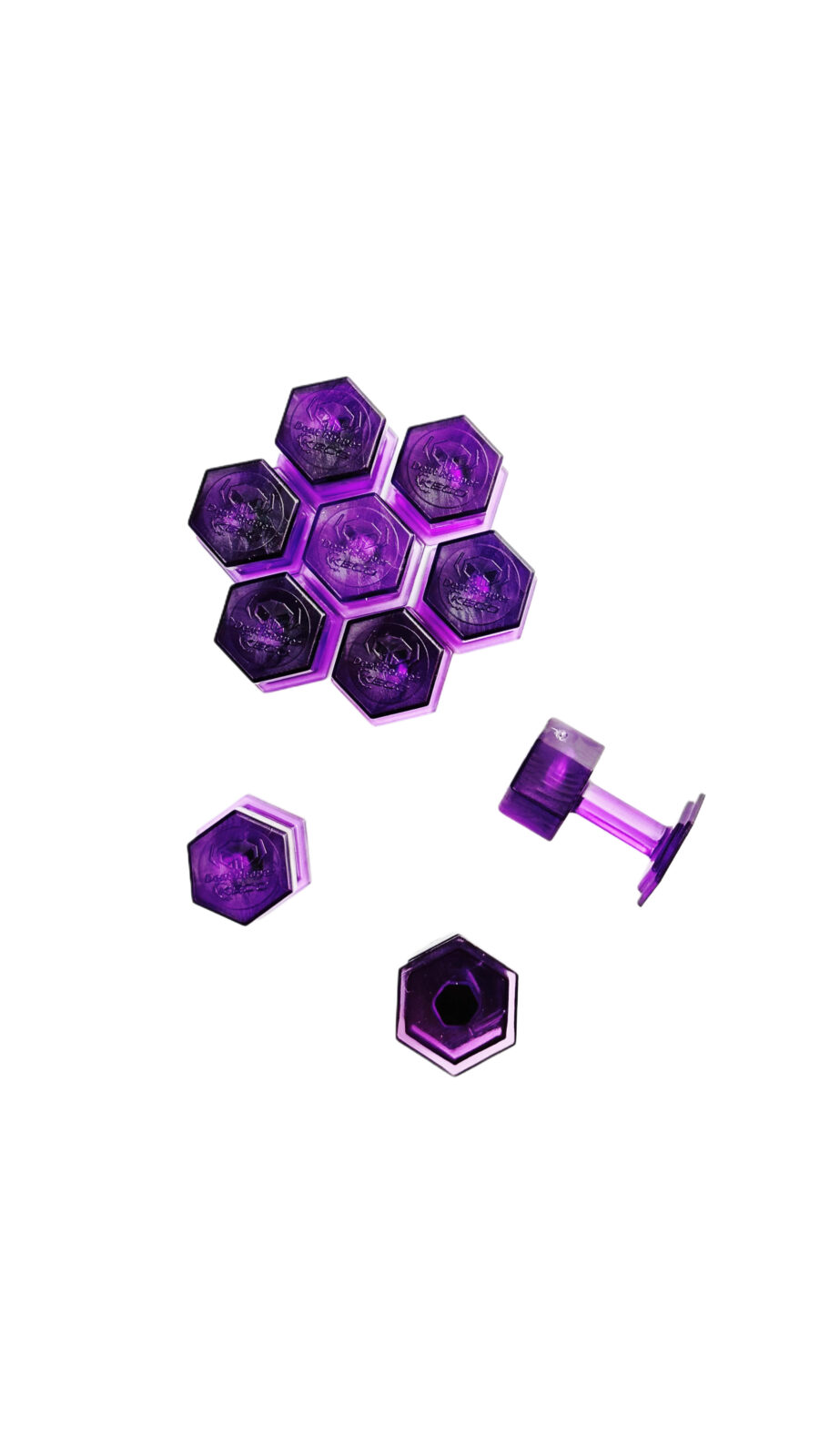 Keco Purple Hex Tabs 16mm 10 pcs 1706