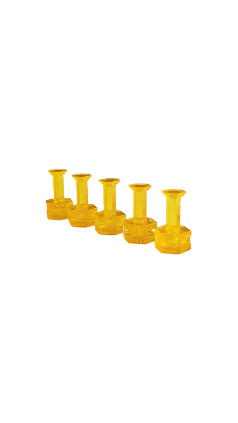 Keco Gold Hex Tabs 9 mm 5 pcs 1702