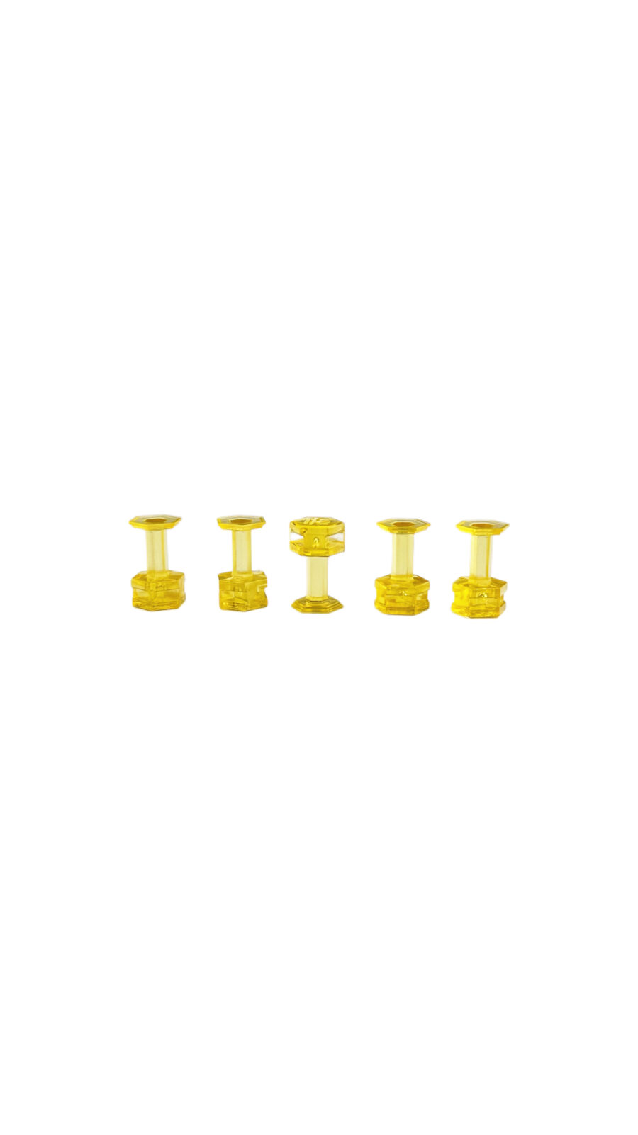 Keco Fat Shaft Gold Hex Tabs 13 mm 5 pcs 1710