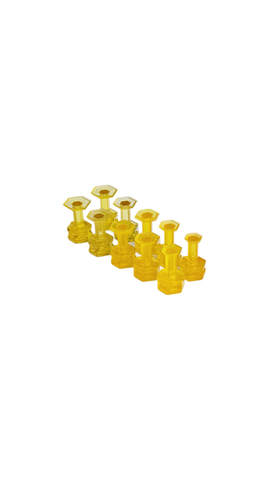 Keco Gold Hex Tabs 10 pcs 1709