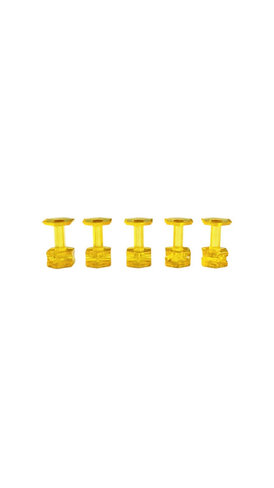 Keco Gold Hex Tabs 15 mm 5 pcs 1703